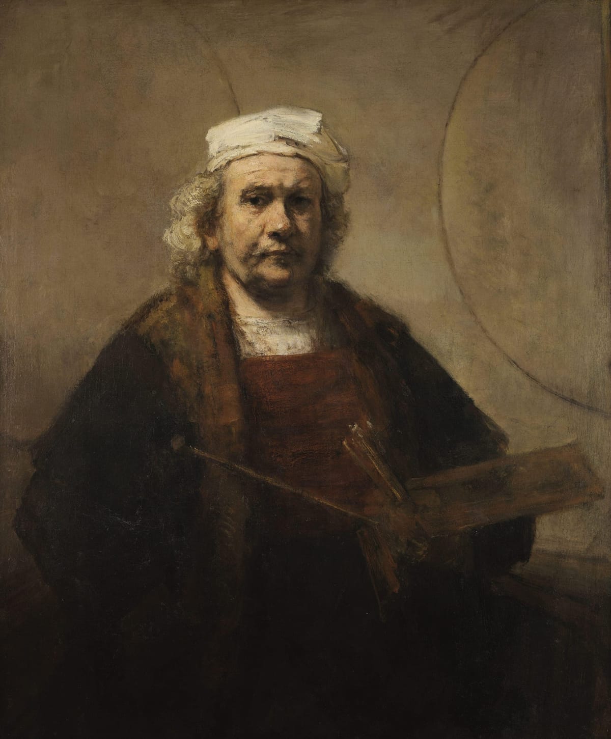 Autoportrait aux deux cercles