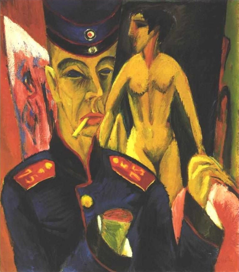 Autoportrait en soldat