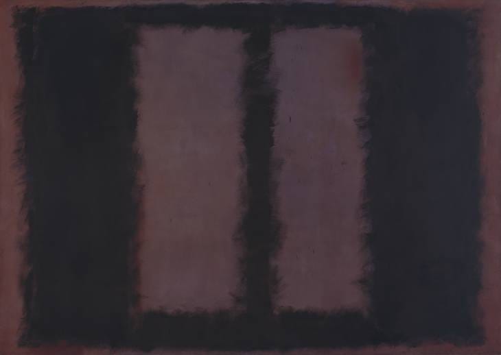 Black on Maroon (Seagram Murals)