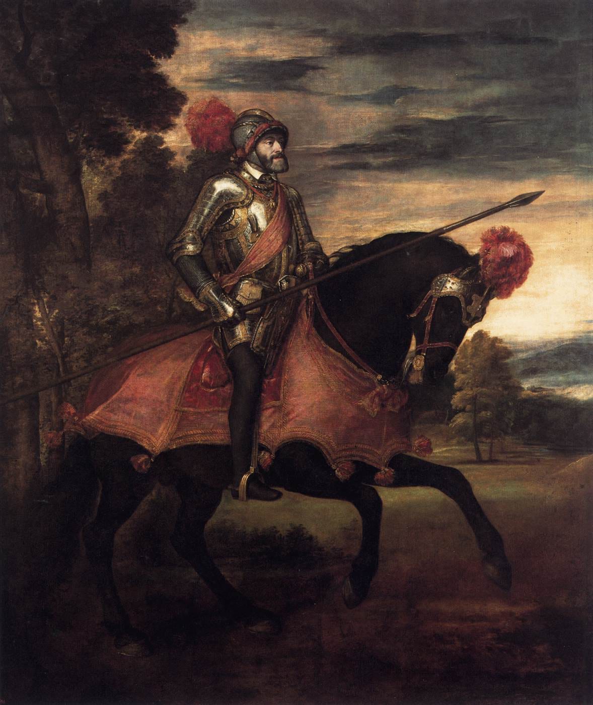Charles Quint à la bataille de Mühlberg