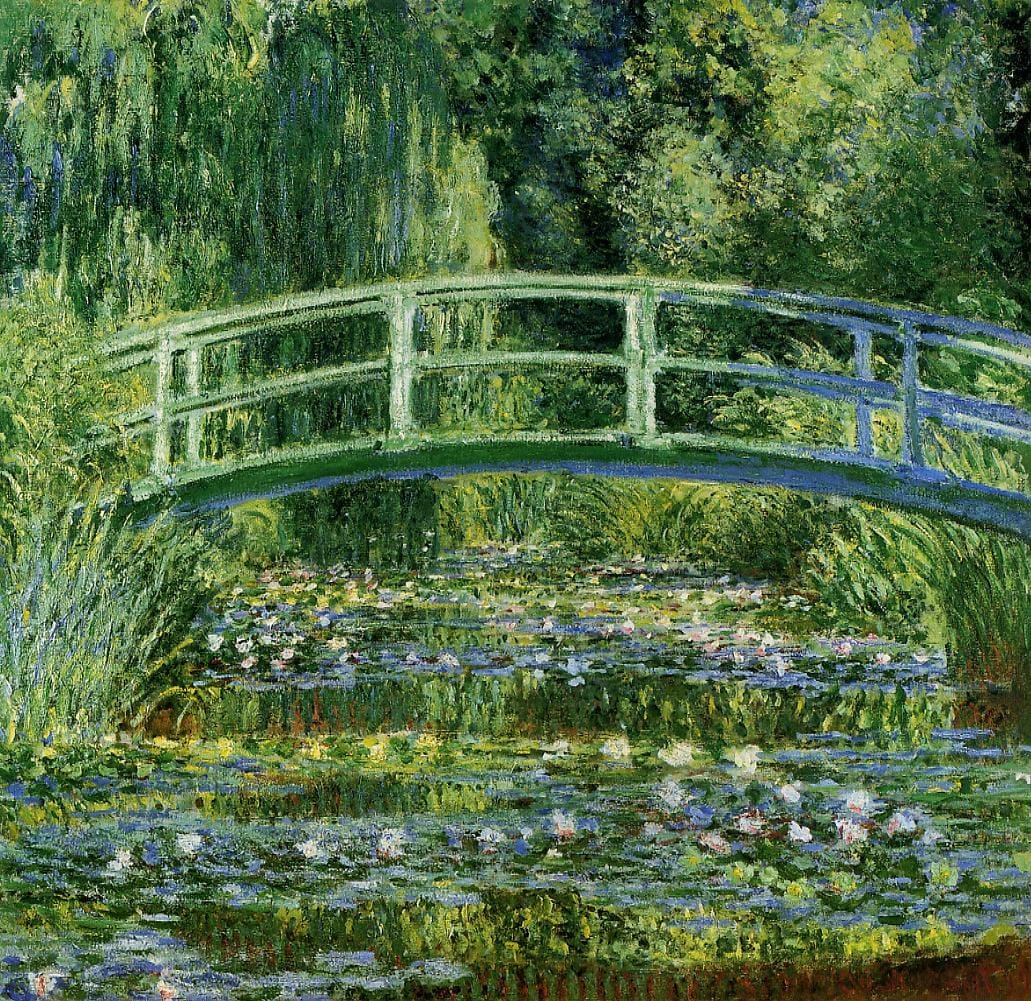 Le Bassin aux nymphéas, harmonie verte